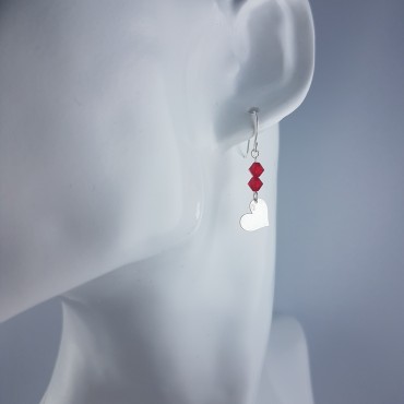 Boucles D'oreilles Coeur...