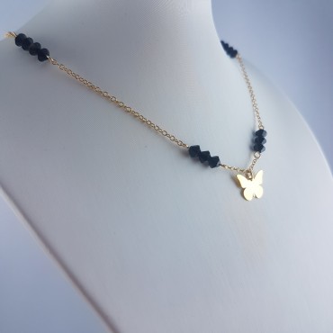 Collier Gold Filled papillon