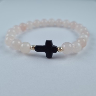 Bracelet quartz rose