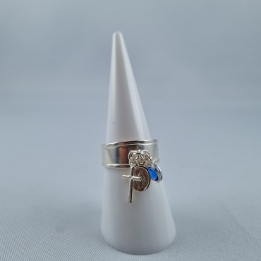 Bague Ajustable en argent 925